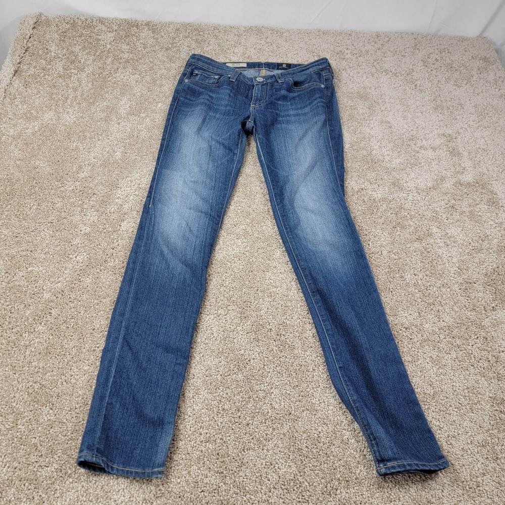 AG Adriano Goldschmied The Stilt Cigarette Jeans Dark Wash Denim 26R